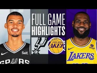 Los Angeles Lakers vs. San Antonio Spurs Qtr Full Game Highlights  Feb. 23  NBA 2024 Highlights