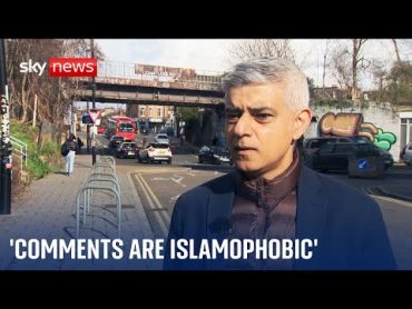 Lee Anderson&39;s &39;comments are Islamophobic, antiMuslim and racist&39;  Mayor of London