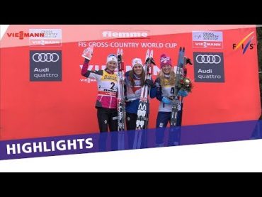 Heidi Weng successfully defends her Tour de Ski title on Alpe Cermis  Highlights