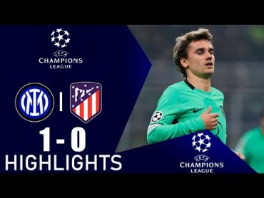 Inter 10 Atletico Madrid Resumen  Liga de Campeones 20232024