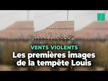 Les premières images de la tempête Louise en France