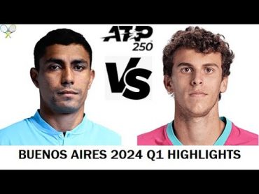 Thiago Monteiro vs Juan Manuel Cerundolo  Buenos Aires 2024 Q1 Highlights