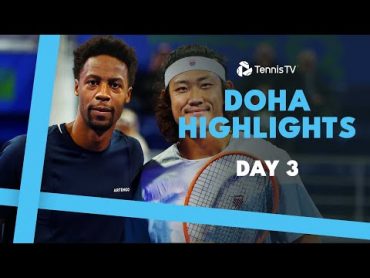 Murray vs Mensik & Monfils vs Zhang Thrillers; Rublev, Khachanov Play  Doha 2024 Day 3 Highlights