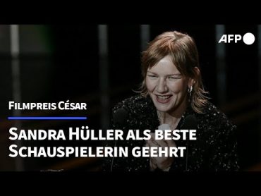 Sandra Hüller in Paris mit César als beste Schauspielerin geehrt  AFP