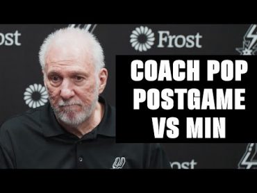 Coach Pop&39;s Postgame Interview vs Minnesota Timberwolves  2.27.2024