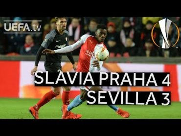 SLAVIA PRAHA 43 SEVILLA UEL HIGHLIGHTS