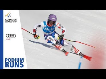 Tessa Worley  Ladies&39; Giant Slalom  Kronplatz  2nd place  FIS Alpine