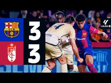 FC BARCELONA 3 vs 3 GRANADA  LALIGA 2023/24 MD24