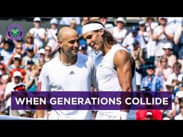 Andre Agassi&39;s Wimbledon Farewell vs Rafael Nadal 2006  Best Points ✨