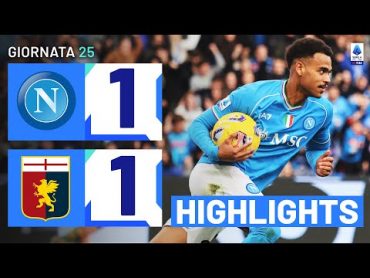 NAPOLIGENOA 11  HIGHLIGHTS  25ª GIORNATA  SERIE A TIM 2023/24