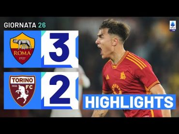 ROMATORINO 32  HIGHLIGHTS  26ª GIORNATA  SERIE A TIM 2023/24