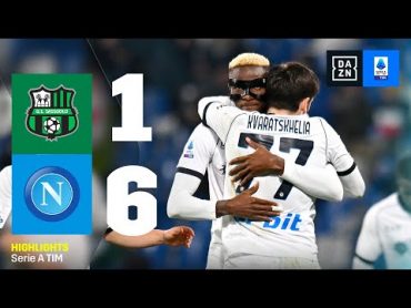 OSIMHEN e KVARA da urlo, apoteosi Napoli: SassuoloNapoli 16  Serie A TIM  DAZN Highlights