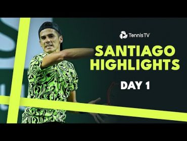 Diaz Acosta faces Cachin; Moutet, Coria & More In Action  Santiago 2024 Day 1 Highlights