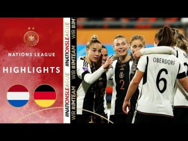 Germany qualifies for the Olympics!  Netherlands vs. Germany  Highlights  Women&39;s Nations League