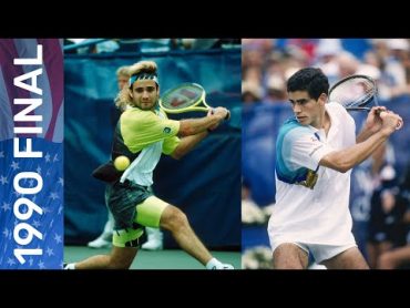 Pete Sampras vs Andre Agassi  US Open 1990 Final