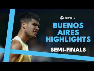 Alcaraz vs Jarry; Diaz Acosta vs Coria in Argentine Derby  Buenos Aires 2024 SemiFinal Highlights