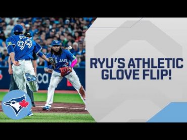 Hyun Jin Ryu&39;s ridiculous reflexes!