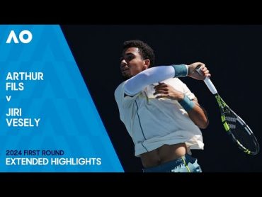 Arthur Fils v Jiri Vesely Extended Highlights  Australian Open 2024 First Round