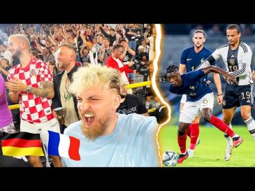 Deutschland vs. Frankreich  Stadionvlog aus 1. Reihe 😱🇩🇪🇫🇷  SIEG NACH FLICK RAUSWURF  ViscaBarca