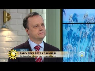 Säpo bekräftar spioneri   Nyhetsmorgon (TV4)