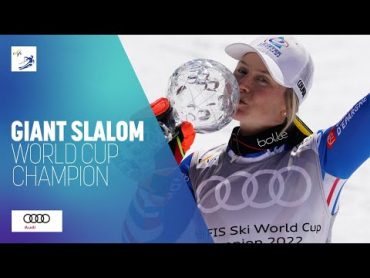 Tessa Worley (FRA)  World Cup Champion  Women&39;s Giant Slalom  Courchevel/Meribel  FIS Alpine