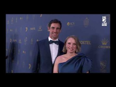 Alyssa Healy & Mitchell Starc  Blue Carpet Interview  Australian Cricket Awards 2024