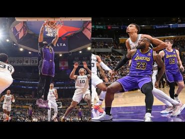 Victor Wembanyama vs LeBron James & Anthony Davis Highlights  Lakers vs Spurs