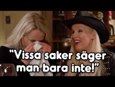 Gunilla och Åsa reder ut det på frumiddagen!  Svenska Hollywoodfruar