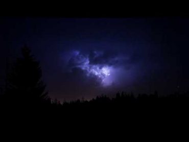 Heavy Thunderstorm Sounds  Relaxing Rain, Thunder & Lightning Ambience for Sleep  HD Nature Video