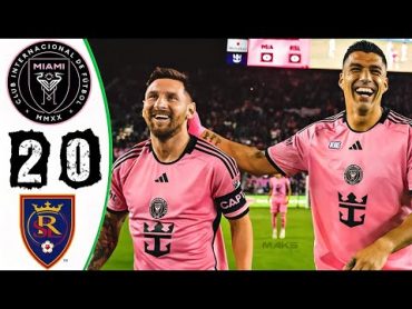 Messi Show  Inter Miami vs Salt Lake 20 Highlights & All Goals  2024