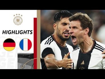 Dream combination leads to Müller goal  Germany vs. France 21  Highlights  Men Friendly