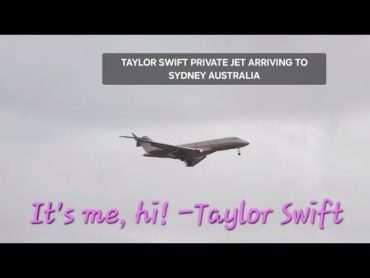 Stormy arrival  Taylor Swift private jet landing  in Sydney 💕 taylorswift theerastour2024 sydney