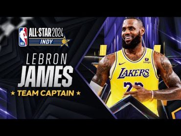 Best Plays From NBA AllStar Starter LeBron James  202324 NBA Season