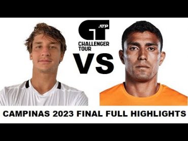 Camilo Ugo Carabelli vs Thiago Monteiro  Campinas 2023 Final Full Highlights