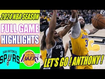 San Antonio Spurs vs Los Angeles Lakers [FULL GAME] QTR Feb 23, 2024  NBA Highlights 2024