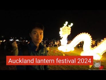 Auckland Lantern Festival 2024, Crowded Friday Night, lineup for food stalls.