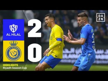 MILINKOVIC segna e batte CR7: Al HilalAl Nassr 20  Riyadh Season Cup  DAZN Highlights