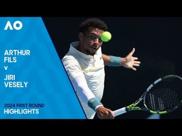 Arthur Fils v Jiri Vesely Highlights  Australian Open 2024 First Round