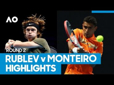 Andrey Rublev vs Thiago Monteiro Match Highlights (2R)  Australian Open 2021