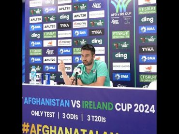 PreTest Press Conference: Andrew Balbirnie ahead of Afghanistan Test