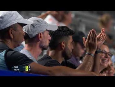 Atp Acapulco, EvansShelton 62, 57, 67: gli highlights