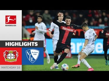 Schick With HatTrick!  Bayer 04 Leverkusen  VfL Bochum 40  Highlights  MD16 – Bundesliga 23/24