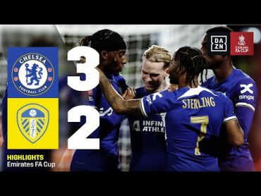 GALLAGHER salva i BLUES all&39;ultimo respiro: ChelseaLeeds 32  Fa Cup  DAZN Highlights