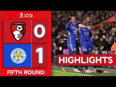 Fatawu Scores Incredible ExtraTime Winner!  Bournemouth 01 Leicester City  Emirates FA Cup 2324