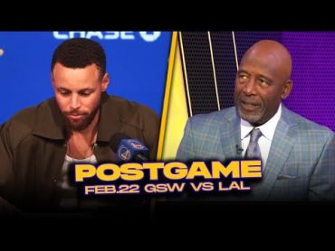 Warriors/Lakers Postgame, J.Worthy, Steph, TJD, Reaves, DLo, Coaches Reactions  Feb 22, 2024