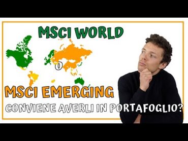 Come Diversificare il Portafoglio!? MSCI World ed Emerging?