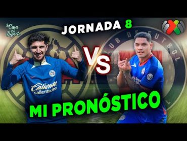 AMÉRICA VS CRUZ AZUL PRONÓSTICO ⚽️🏆  JORNADA 8  LIGA MX  CLAUSURA 2024  APUESTAS DEPORTIVASR