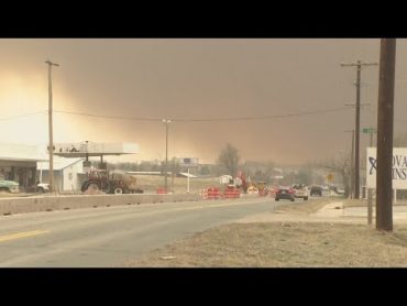 Evacuations underway as a massive wildfire rages through Texas Panhandle