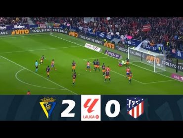 Cadiz vs Atletico Madrid 20  2024 LaLiga  Match Highlights