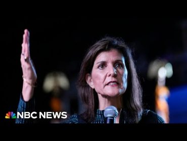 LIVE: Nikki Haley announces she is suspending her presidential campaign  NBC News